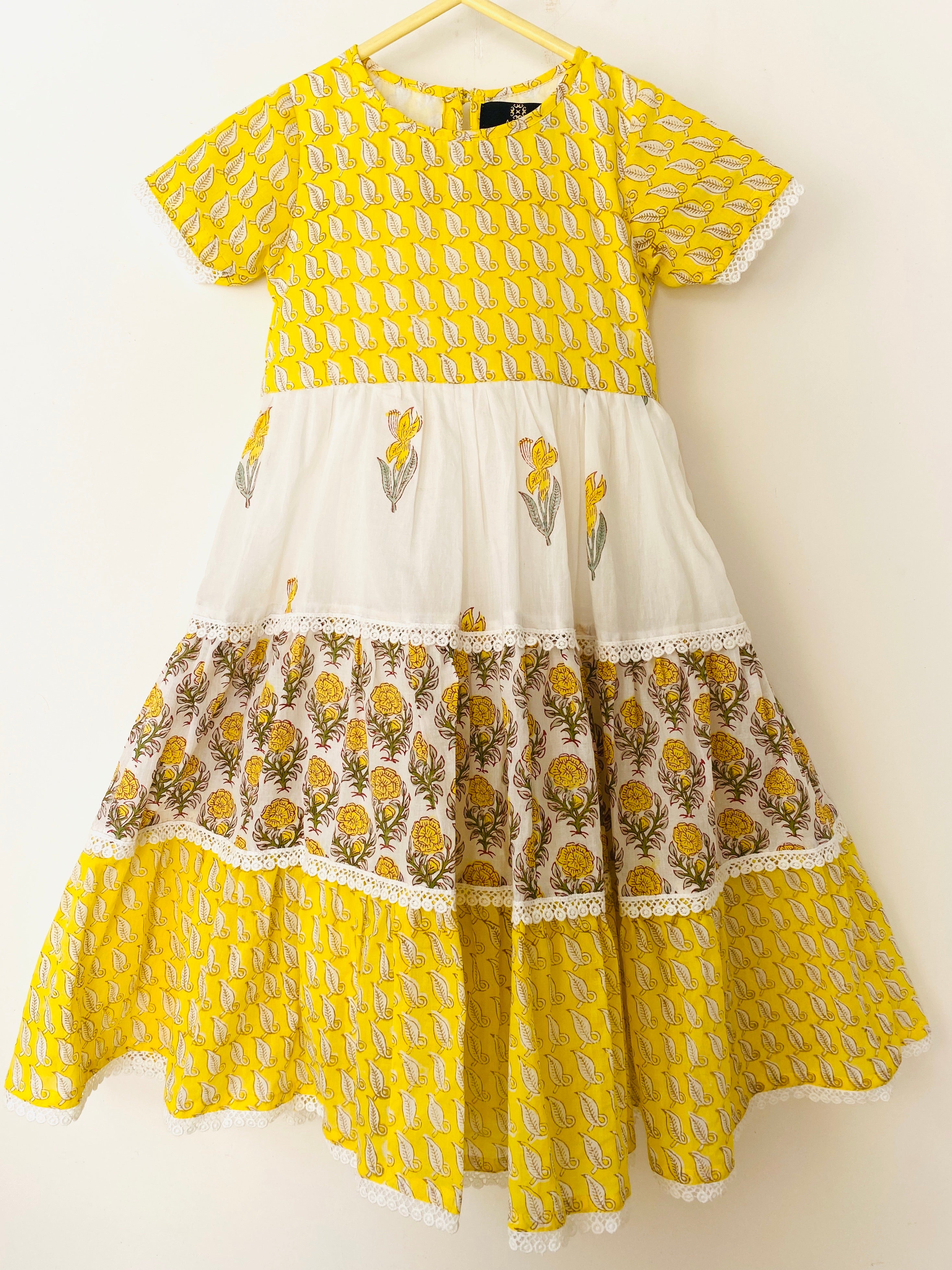 Lemon Mini Flora Mini Dress – Priya ...